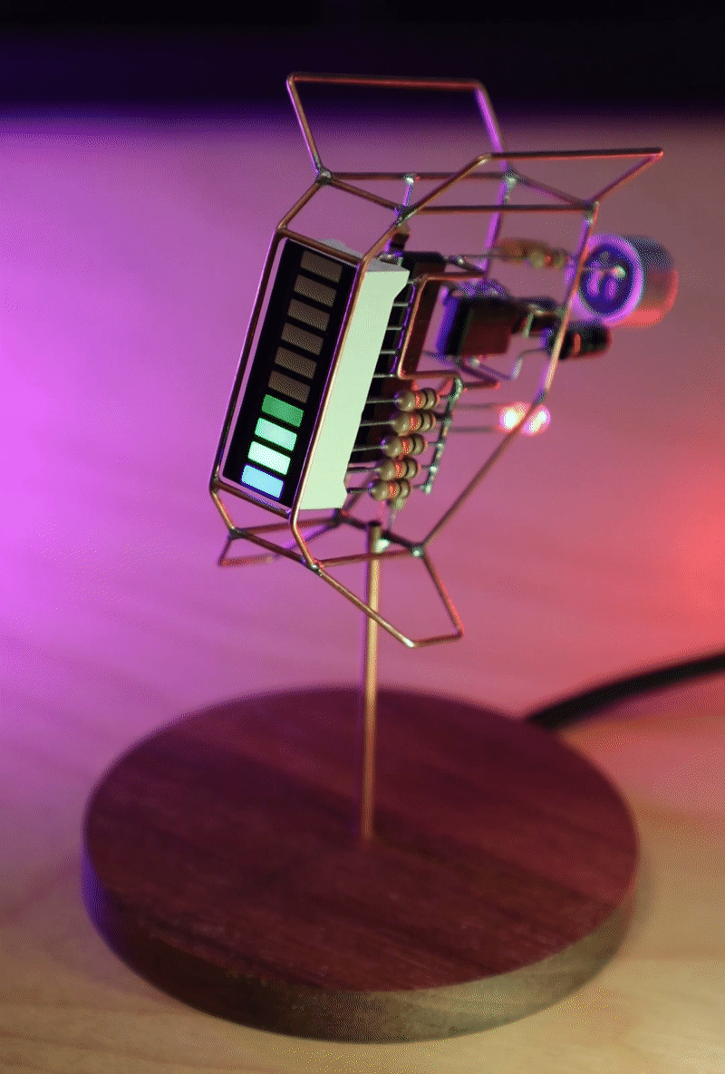 Audio & VU Meter Sculptures